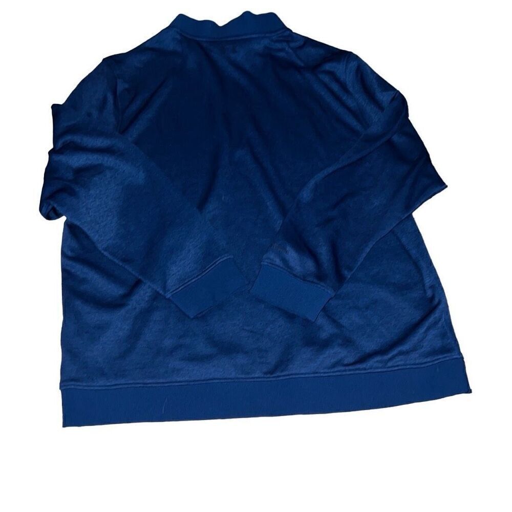 Under Armour Mens Blue Quarter Zip Pullover Top Loose Fitting size 3XL